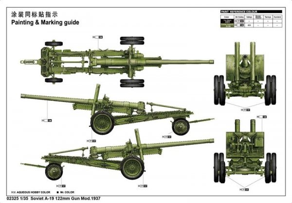 Trumpeter 02325 A-19 122Mm Gun 1/35