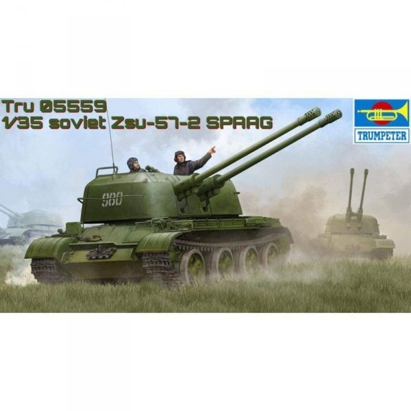 Trumpeter 05559 Russian ZSU-57-2 SPAAG