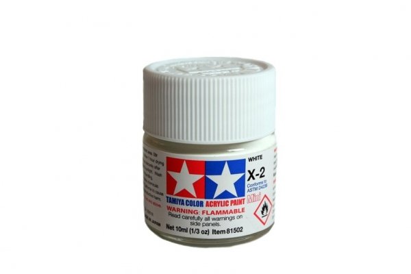 Tamiya 81502 Acrylic Mini X-2 White 10ml