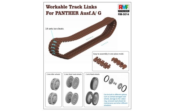 RFM-5014 Panther A/G Workable Tracks 1/35