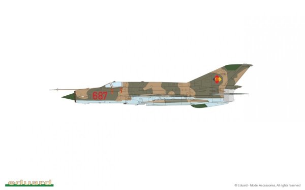 Eduard 7458 Mig-21MF Fighter Bomber Weekend edition