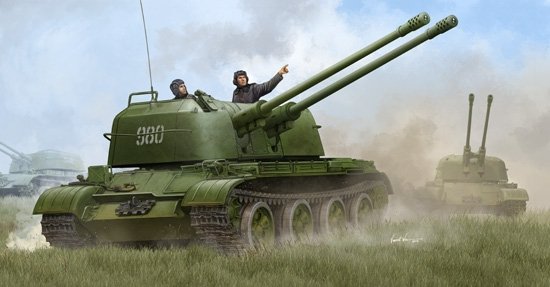 Trumpeter 05559 Russian ZSU-57-2 SPAAG