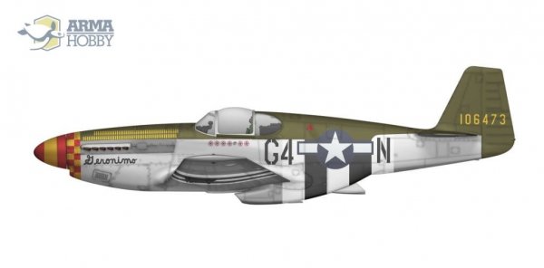 Arma Hobby 70041 Mustang P-51B 1/72