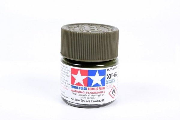 Tamiya 81762 Acrylic Mini XF-62 Olive Drab 10ml
