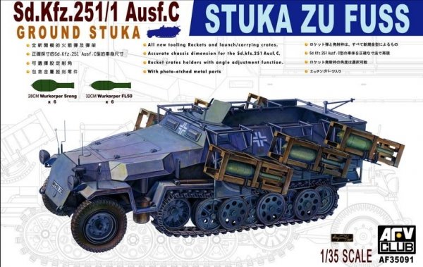 AFV Club AF35091 Sd.Kfz 251/1 Ausf.C Stuka 1/35