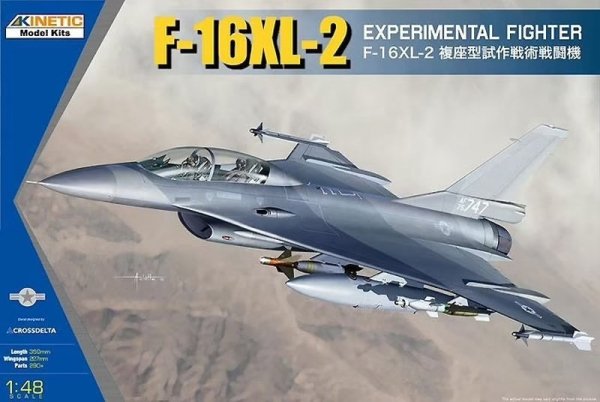 Kinetic 48086 F-16XL-2 Experimental Fighter