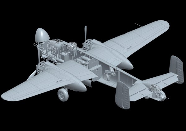 HK Models 01E037 1/32 B-25H Mitchell Gunship Over CBI