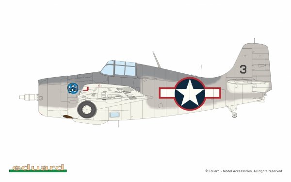 Eduard 84204 F4F-4 Wildcat Late Weekend Edition 1/48