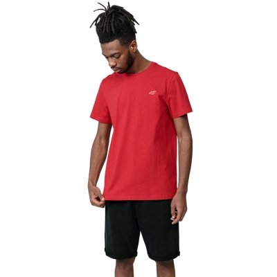 Koszulka męska 4F czerwona H4Z22 TSM352 62S rozmiar:XL