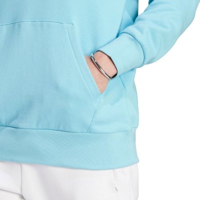 Bluza męska adidas Essentials French Terry Big Logo Hoodie błękitna IJ8588 rozmiar:L