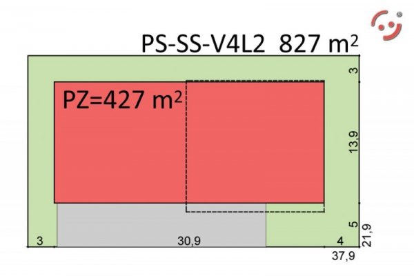 Projekt warsztatu samochodowego PS-SS-V4-L2 pow. 578,02 m2