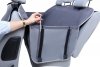 Kardiff mata Anti Slip z Bokami i Zamkiem M 133x157cm Czarna