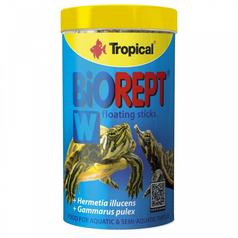 Tropical Biorept W puszka 1l pałeczki Pokarm dla Żółwi wodnych