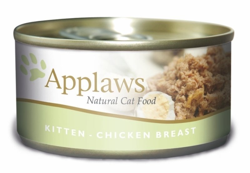 Applaws Kitten pierś Kurczaka 70g puszka Naturalna mokra karma dla kociąt