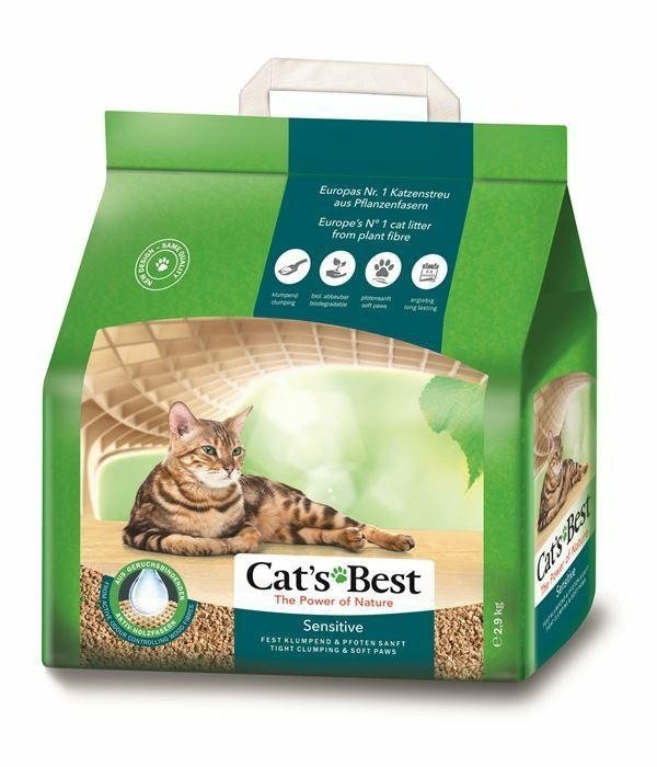 mag. Suwak: Cat's Best Sensitive 8l naturalny i delikatny żwirek dla kota (2,9kg)