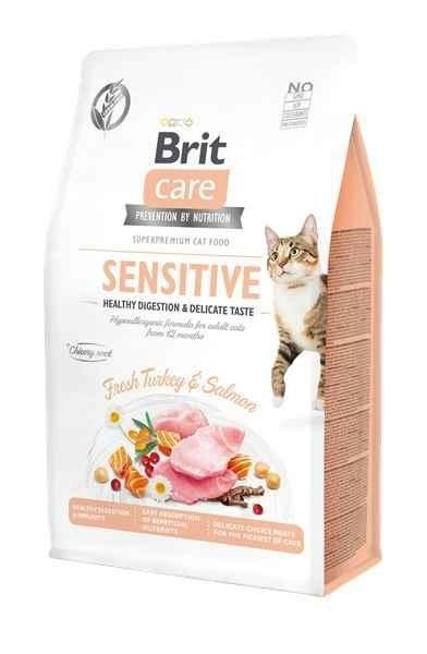 Brit Care Sensitive Kot 400g dla Kotów z wrażliwym układem pokarmowym