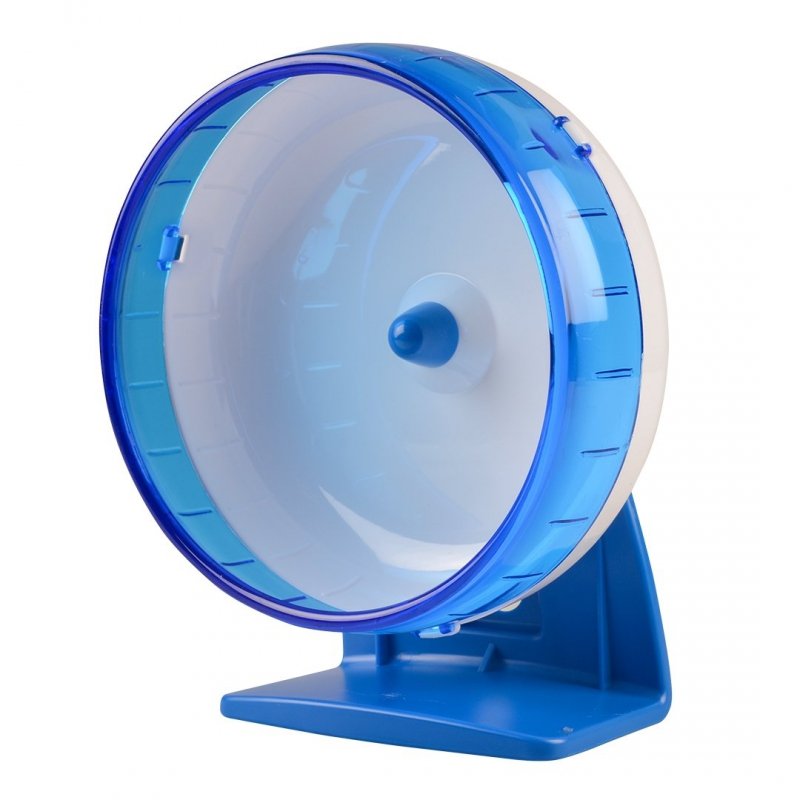 duvo+ Smerfy cichy Kołowrotek dla gryzoni M 17cm plastikowy