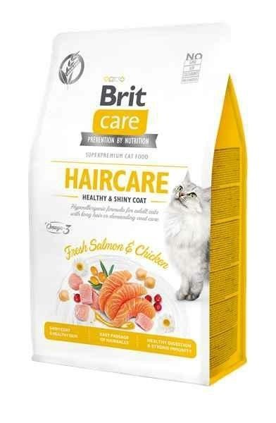 Brit Care Haircare 7kg zdrowe i błyszczące kocie futro