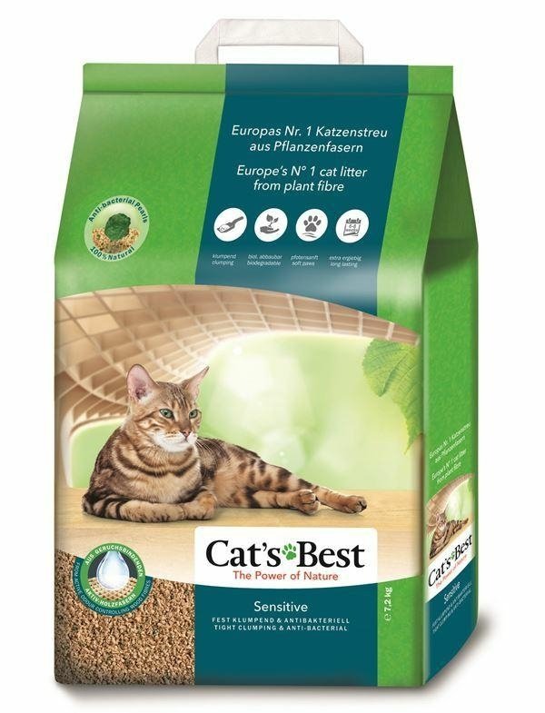 Promo Cat's Best Sensitive 20l naturalny i delikatny żwirek dla kota (7,2kg)