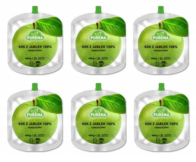 Apple juice 100% concentrate 600g for 3l