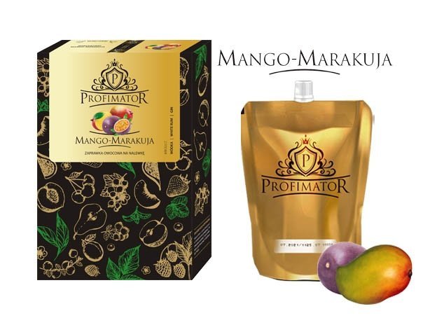 Bezalkoholowy koncentrat do przygotowywania napojów alkoholowych MANGO-MARAKUJA box 9x300ml