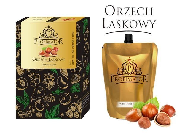Bezalkoholowy koncentrat do przygotowywania napojów alkoholowych ORZECH LASKOWY 300ml