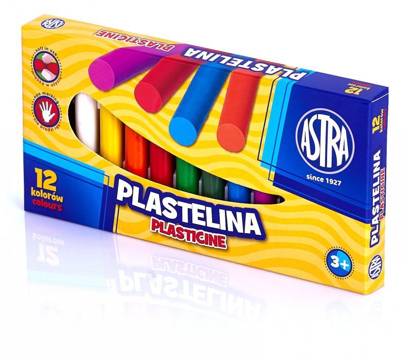 Plastelina Astra 12 kolorów