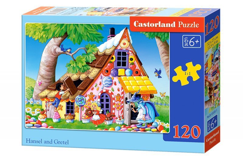 Puzzle 120 Jaś i Małgosia B-13333