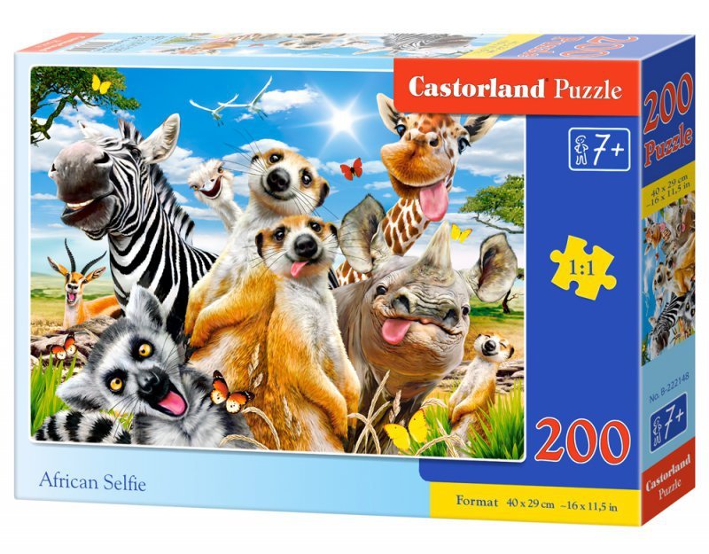 Puzzle 200 Afrykańskie selfie B-222148