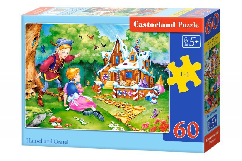 Puzzle 60 Jaś i Małgosia B-066216