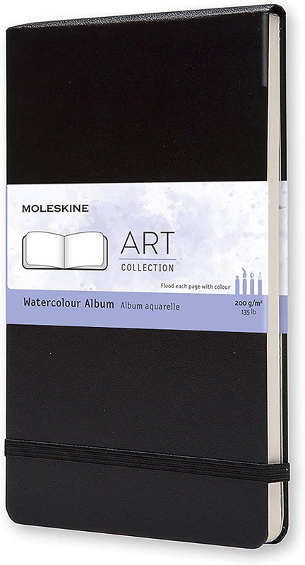 Album Moleskine watercolor L (13x21cm) czarny