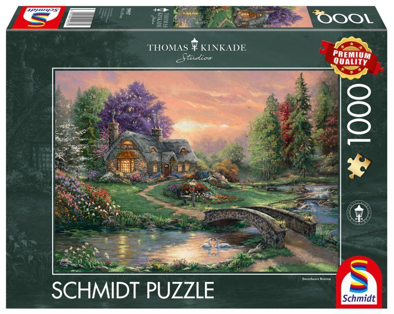Puzzle 1000 PQ Romantyczny weekend T. Kinkade 111100