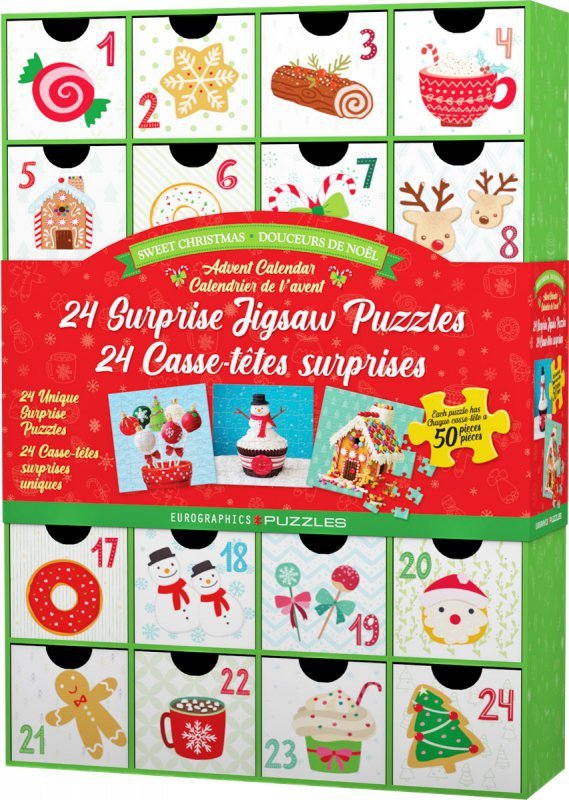 Kalendarz adwentowy 2022 Sweet Christmas puzzle