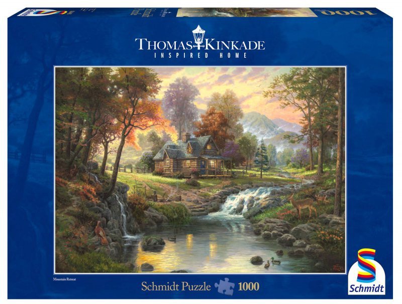 Puzzle 1000 PQ Górskie zacisze T. Kinkade 103424
