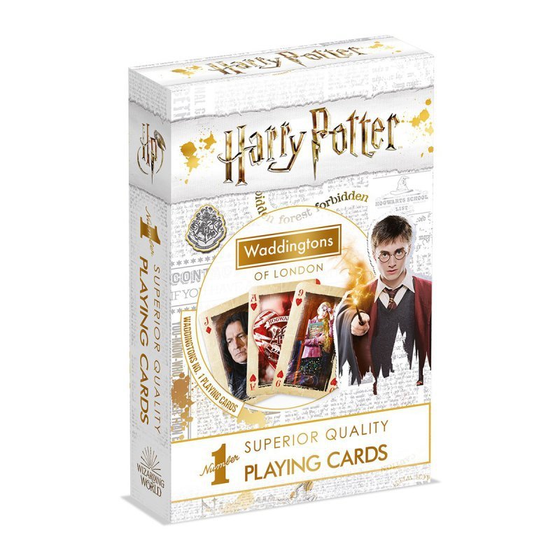 Karty do gry Wassingtons No.1 Harry Potter White