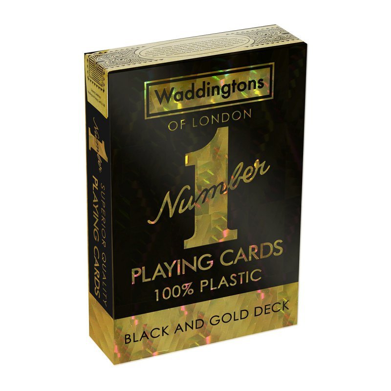 Karty do gry Wassingtons No.1 Black and Gold