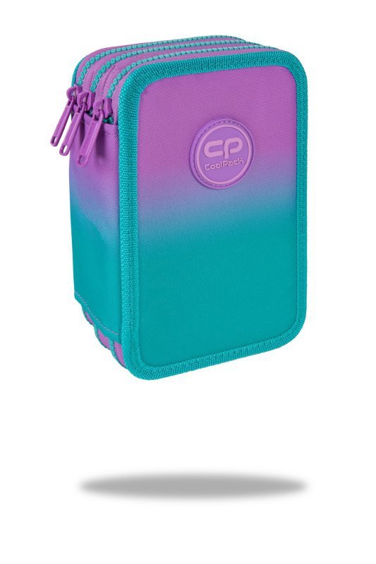 Piórnik 3-komorowy z wyposażeniem Coolpack Jumper 3 GRADIENT BLUEBERRY