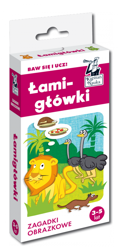 Łamigłówki. Zagadki obrazkowe. Kapitan Nauka wyd. 4
