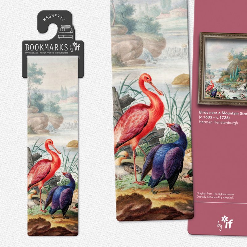 Zakładka Classics magnetyczna Ptaki nad potokiem 15101 IF
