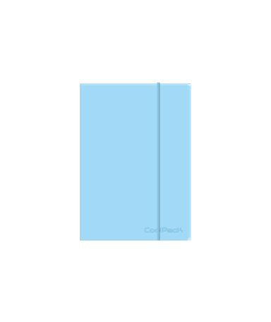 Brulion A5 z gumką Coolpack pastel powder blue