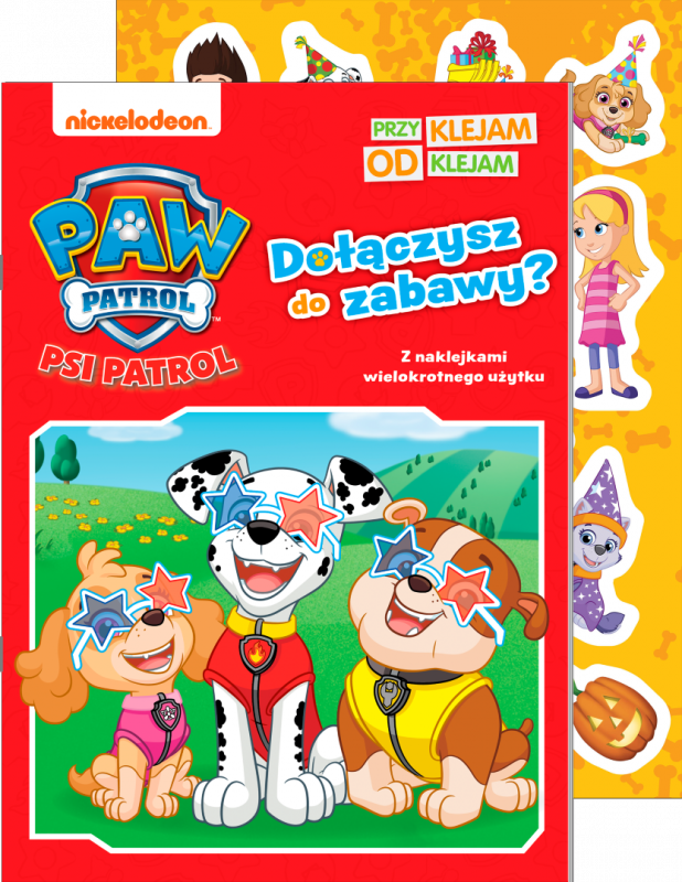 Dołączysz do zabawy? Psi Patrol. Przyklejam Odklejam