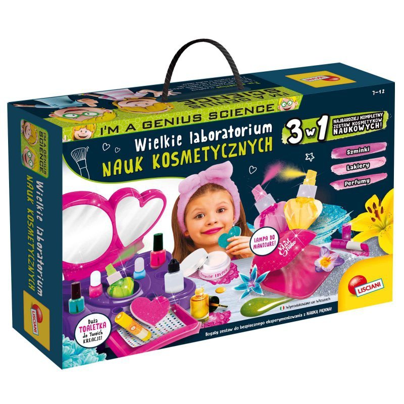 Lisciani I"m a Genius Wielkie laboratorium nauk kosmetycznych 304-PL102662