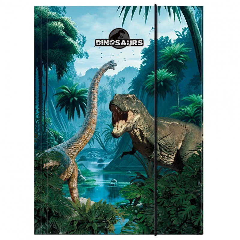 Teczka A4 z gumką Dinozaur 19