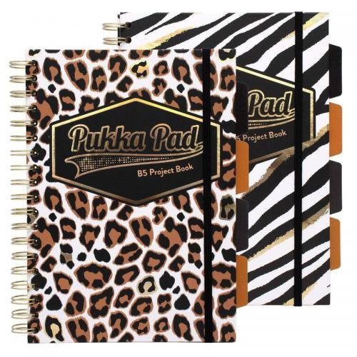 Paczka Kołozeszyt Pukka Pad B5 Project Book Wild linia 2 szt mix