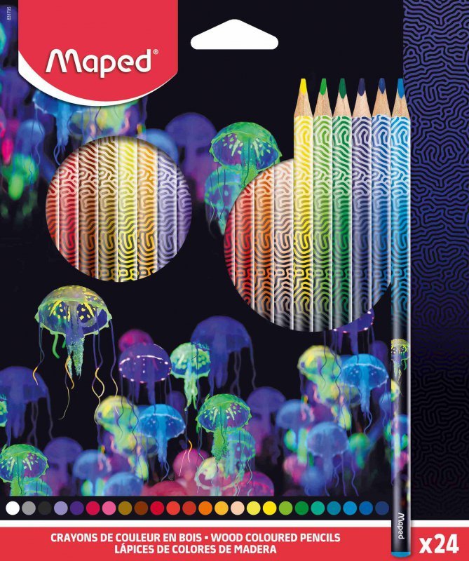 Kredki Deepsea 24 kolory