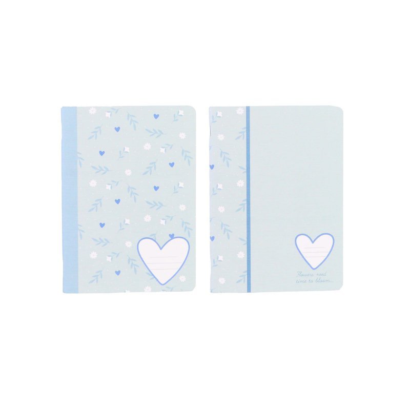 Paczka zeszyt A5 48k. linia Sweet Blue mix pakiet 5 sztuk