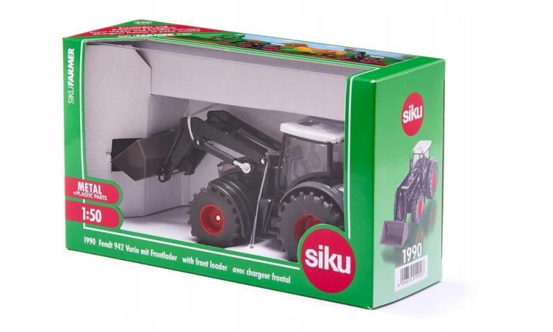 Traktor Fendt 942 Vario z przednią ładowarką Siku Farmer S1990