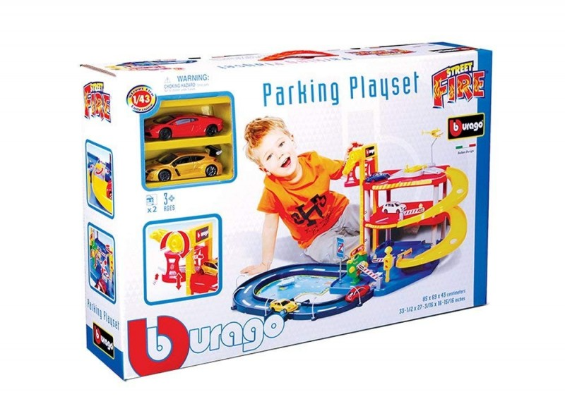 BBURAGO PARKING PLAYSET 1:43