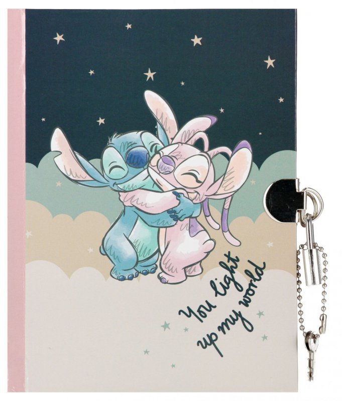 Pamiętnik z kłódką Stitch