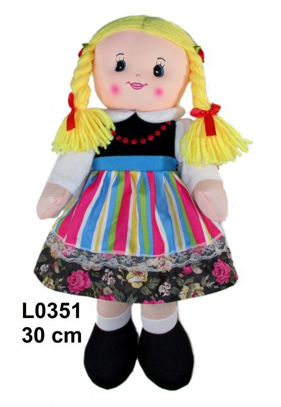 Lalka pluszowa Łowiczanka 30cm L0351
